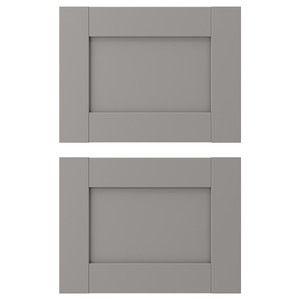 ENHET Drawer front, grey frame, 40x30 cm