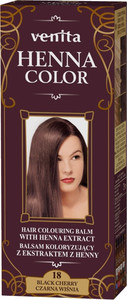 VENITA Henna Color Herbal Hair Colouring Balm - 18 Black Cherry