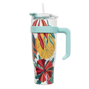 Thermal Mug Miami Tropical, blue