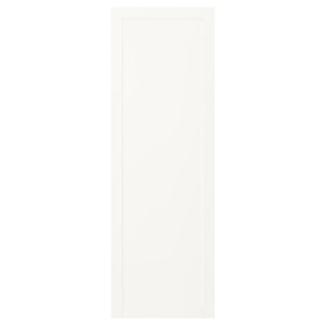 SANNIDAL Door with hinges, white, 60x180 cm