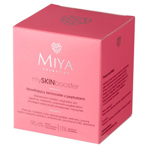 MIYA mySKINbooster Moisturizing Gel-Booster with Peptides 95.6% Natural Vegan 50ml