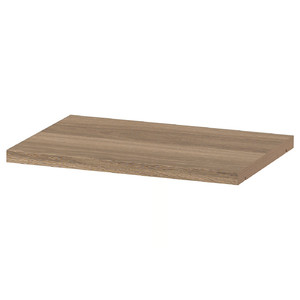BILLY Shelf, oak effect, 36x26 cm