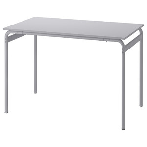 GRÅSALA Table, grey/grey, 110x67x75 cm