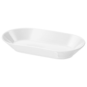 IKEA 365+ Serving plate, white, 24x13 cm