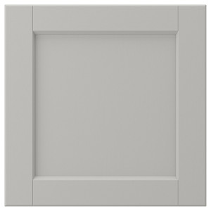 LERHYTTAN Door, light grey, 40x40 cm