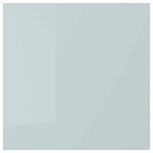 KALLARP Drawer front, high-gloss light grey-blue, 40x40 cm