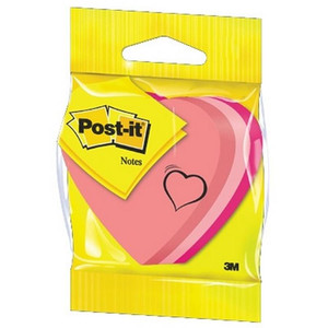 Post-It Sticky Notes Heart 225 3M