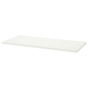 LAGKAPTEN Table top, white, 140x60 cm