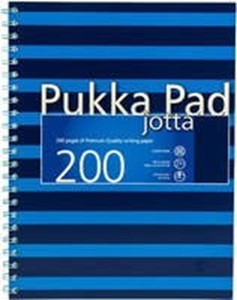 Pukka Pad Spiral Notebook A4 100 Sheets Squared Neon Blue