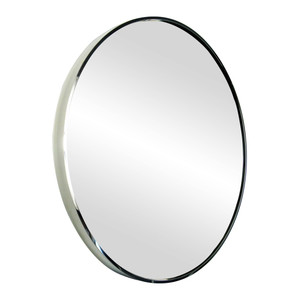 Mirror Round Sepio 60 cm, glossy inox