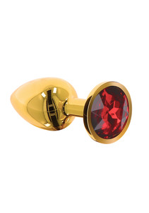 Taboom Butt Plug With Diamond Jewel Gold S