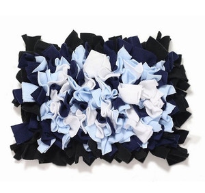 MIMIKO Pets Snuffle Mat for Dogs and Cats X-Large, blue, dark blue, white