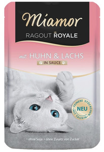 Miamor Ragout Royale Cat Food Chicken & Salmon in Sauce 100g