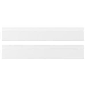 VOXTORP Drawer front, matt white, 2 pack, 60x10 cm