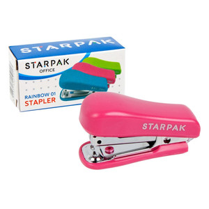 Stapler Rainbow 01, 10 Sheets, pink