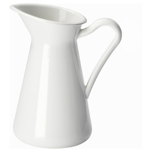 SOCKERÄRT Vase, white, 0.6 l