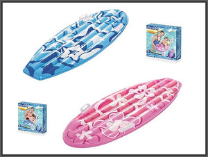 Bestway Inflatable Surfboard Pool Float 114x46cm, 1pc, assorted patterns