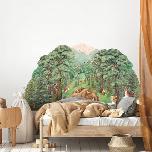 Wall Sticker 144x80cm - Forest