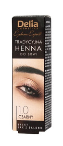Delia Cosmetics Eyebrow Henna 1.0 Black 4g