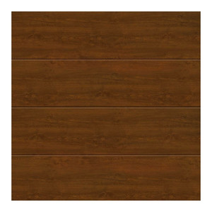 Sectional Garage Door 2500 x 2125 mm L with Drive Isomatic dark oak