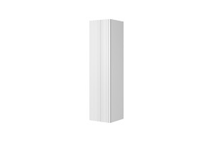 Bathroom Wall-mounted High Cabinet MDF Nicole 140cm, matt white