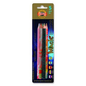 Koh-i-Noor Set of Jumbo Special Coloured Pencils 5pcs, random colours