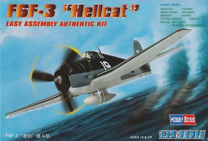 Hobby Boss Plastic Model F6F-3 Hellcat 14+