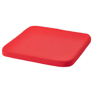 STAGGSTARR Chair pad, red, 36x36x2.5 cm