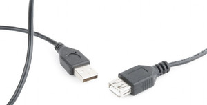 Gembird USB 2.0 Extension Cable AM-AFI 0.75m black