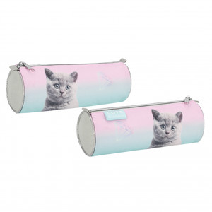 Pencil Case with Zipper Kitty 1pc