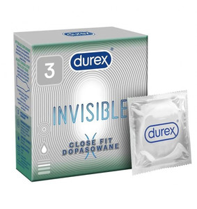 Durex Condoms Invisible Close Fit 3pcs