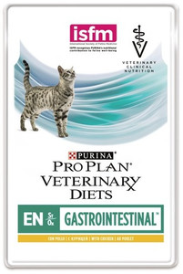 Purina Veterinary Diets Gastrointestinal with Chicken Wet Cat Food Pouch 85g