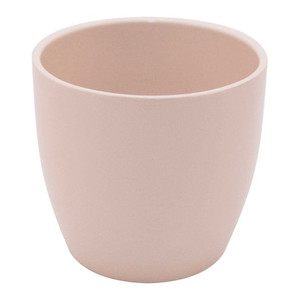 GoodHome Plant Pot Cover Emi 13.5cm, pink