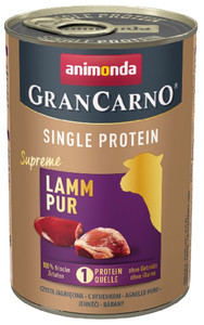 Animonda GranCarno Single Protein Pure Lamb Dog Wet Food 400g