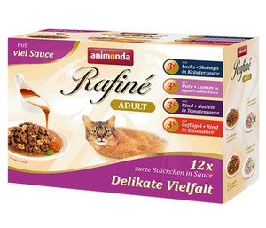 Animonda Rafiné Multipack Cat Food 12x100g