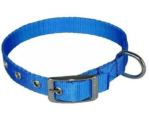 CHABA Dog Collar Plain Lux 16mm x 46cm, blue