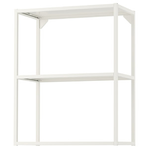 ENHET Wall fr w shelves, white, 60x30x75 cm