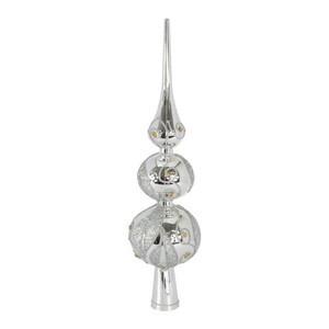 Christmas Tree Topper 32 cm, silver