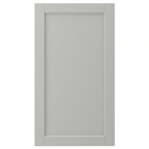 LERHYTTAN Front for dishwasher, light grey, 45x80 cm