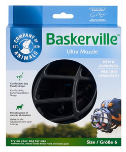 Baskerville Ultra Muzzle Size 6, black