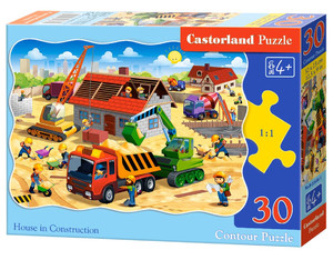 Castorland Children's Puzzle House in Construction 30pcs 4+