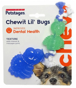Petstages Chewit Lil' Bugs Dog Chew