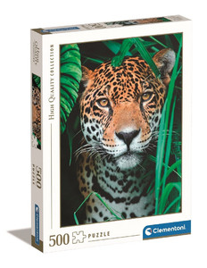 Clementoni Jigsaw Puzzle High Quality Collection Jaguar in the Jungle 500pcs 10+