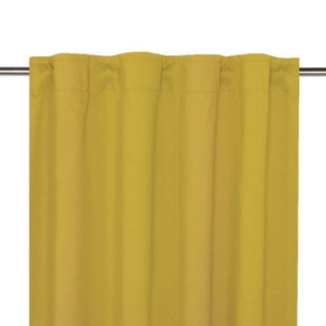 GoodHome Curtain Baltha 140 x 300 cm, mustard