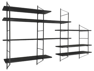 Wall Shelf Combination Belfast 4, black