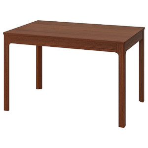 EKEDALEN Extendable table, brown, 120/180x80 cm