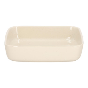 Elegant Ceramic Serving Dish Gomera, white