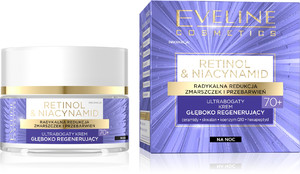 EVELINE Retinol & Niacynamide Deeply Regenerating Night Cream 70+ 350ml