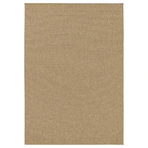 LÄTTBETONG Rug flatwoven, in/outdoor, beige/light brown, 160x230 cm
