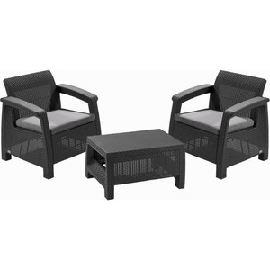 Keter Garden Furniture Set Corfu Weekend, anthracite/graphite